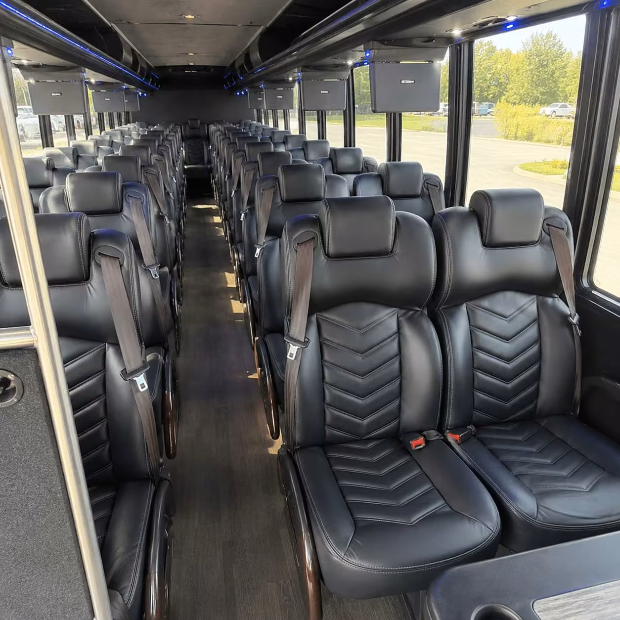 28 passenger minibus inside