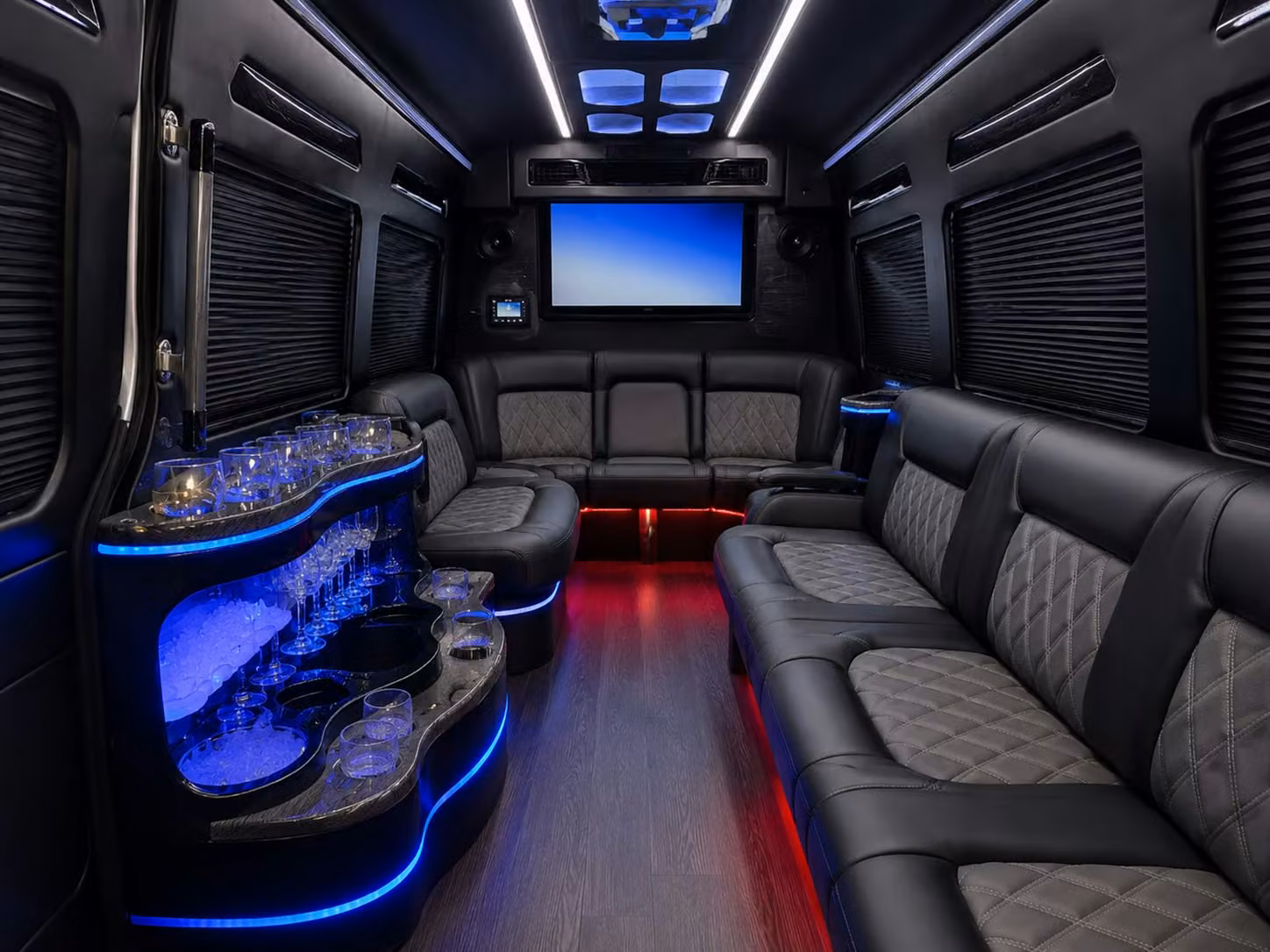 bus rental options for fargo trips
